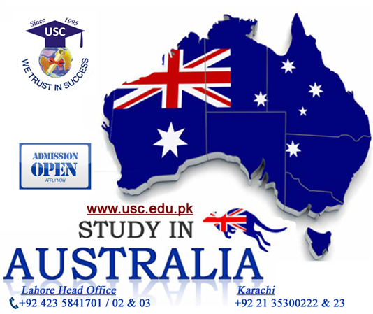 Study in Australia UG and PG admissions are Open