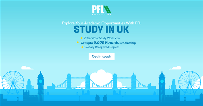 Register with PFL & Study in UK
