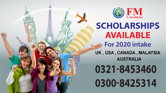 Scholarships Available 2020 Intake