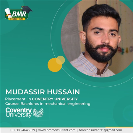 Congratulations to our student for getting placement in Coventry University Austarlia with scholarship
