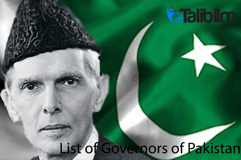 List of Governors of Pakistan