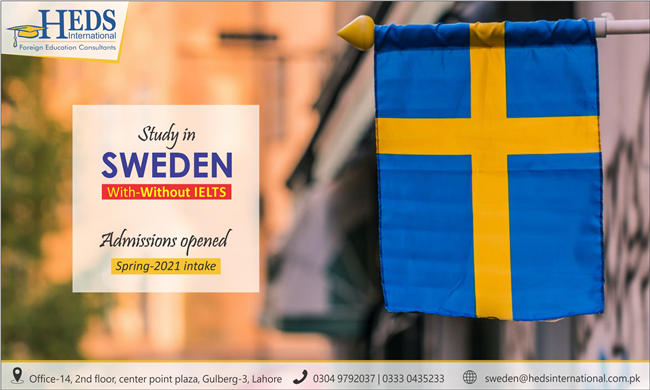 STUDY IN SWEDEN | APPLY WITH & WITHOUT IELTS
