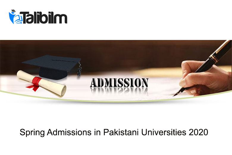 Spring admissions in Pakistani universities 2020
